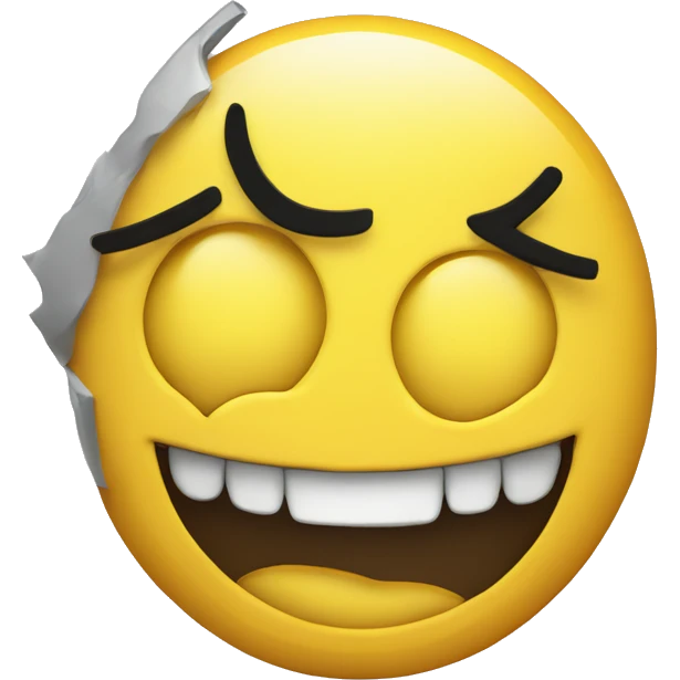 yellow circular emoji with buck teeth, a dumb smile and dollar sign eyes emoji
