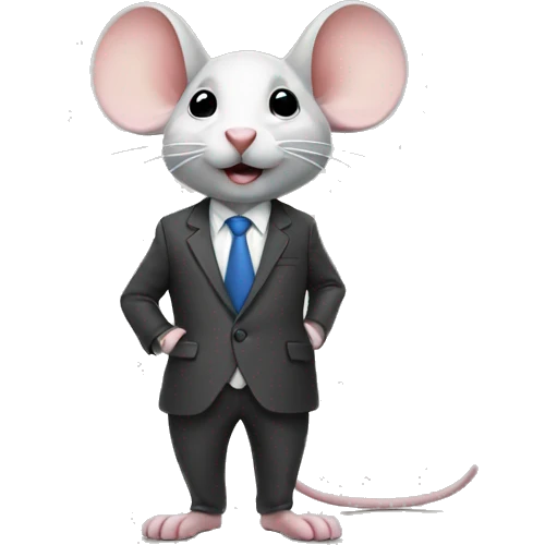 Business Mouse emoji