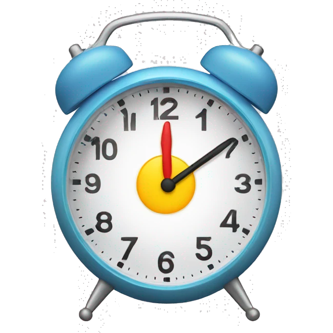 Christmas Alarm clock emoji