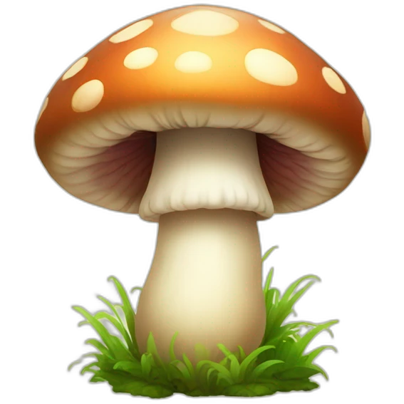 mushroom cute emoji