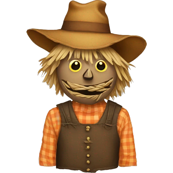 scarecrow emoji