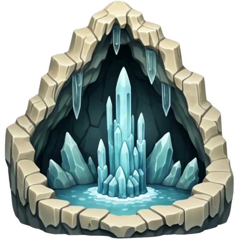 Stalactite in nature emoji