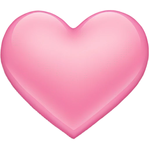 Pink heart  emoji