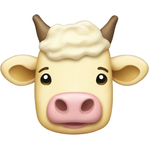 Butter cow emoji