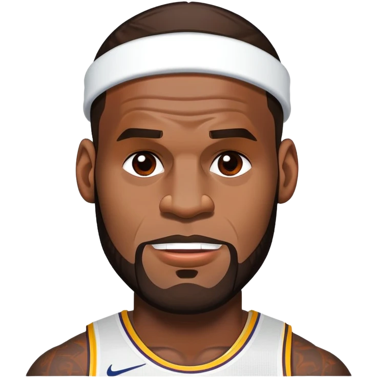 Lebron James drooling  emoji