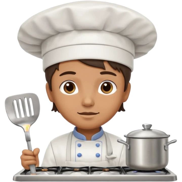chef with stove emoji