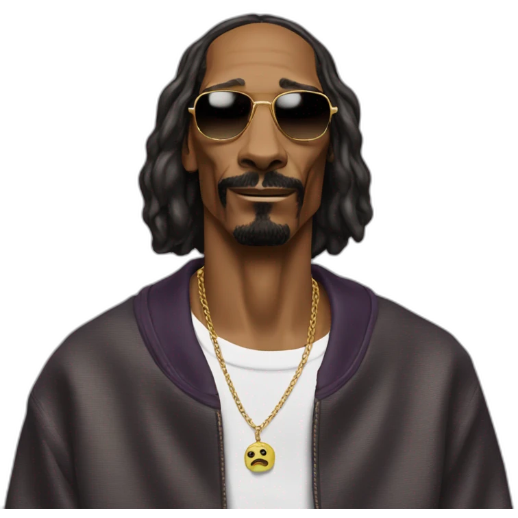 Snoop Dogg is real dog emoji