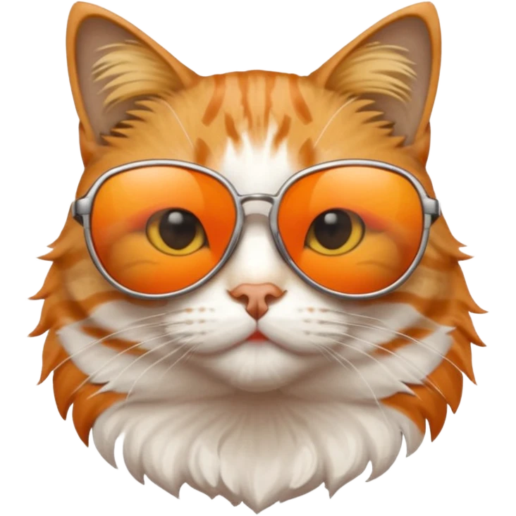 Cat wearing sunglasses emoji