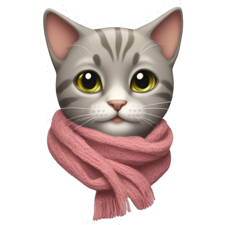 cat with scarf emoji