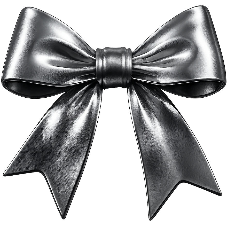 gothic bow emoji