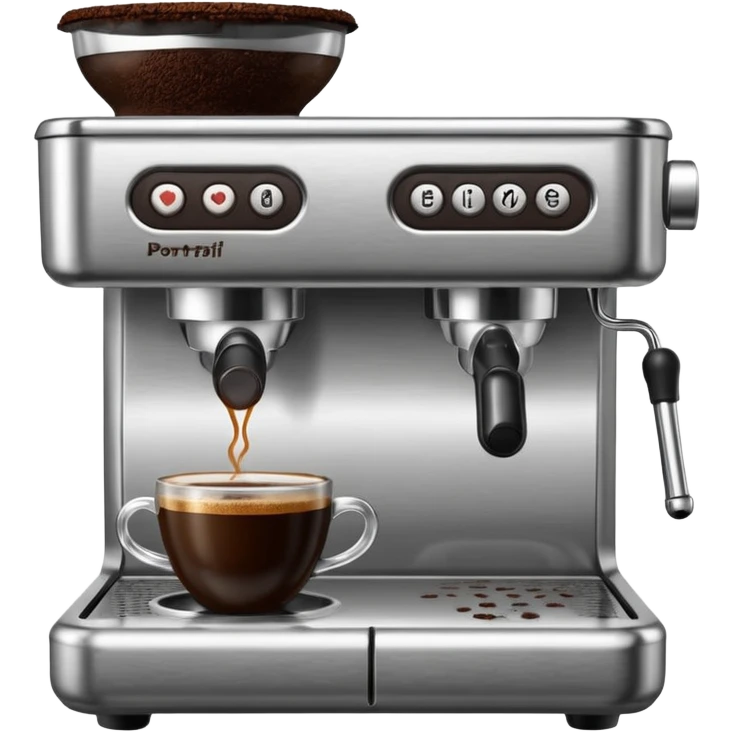 Coffee portafilter emoji