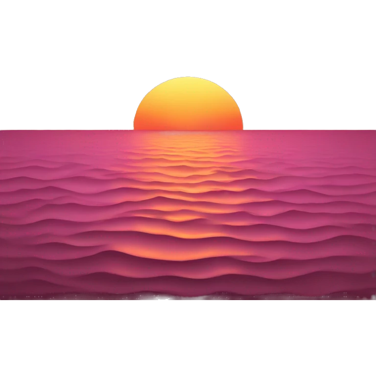 pink and orange sunset  emoji