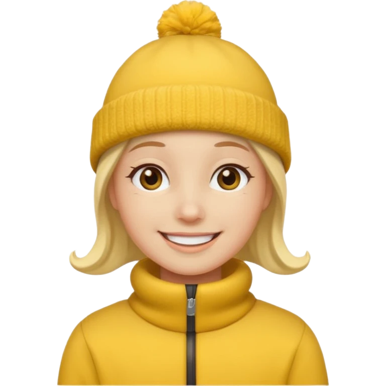 winter yellow hat emoji