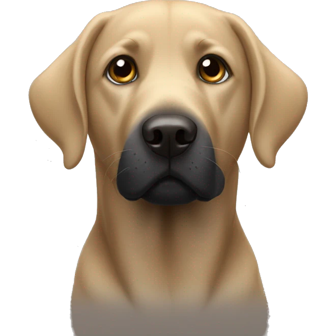 Black Labrador Doug emoji