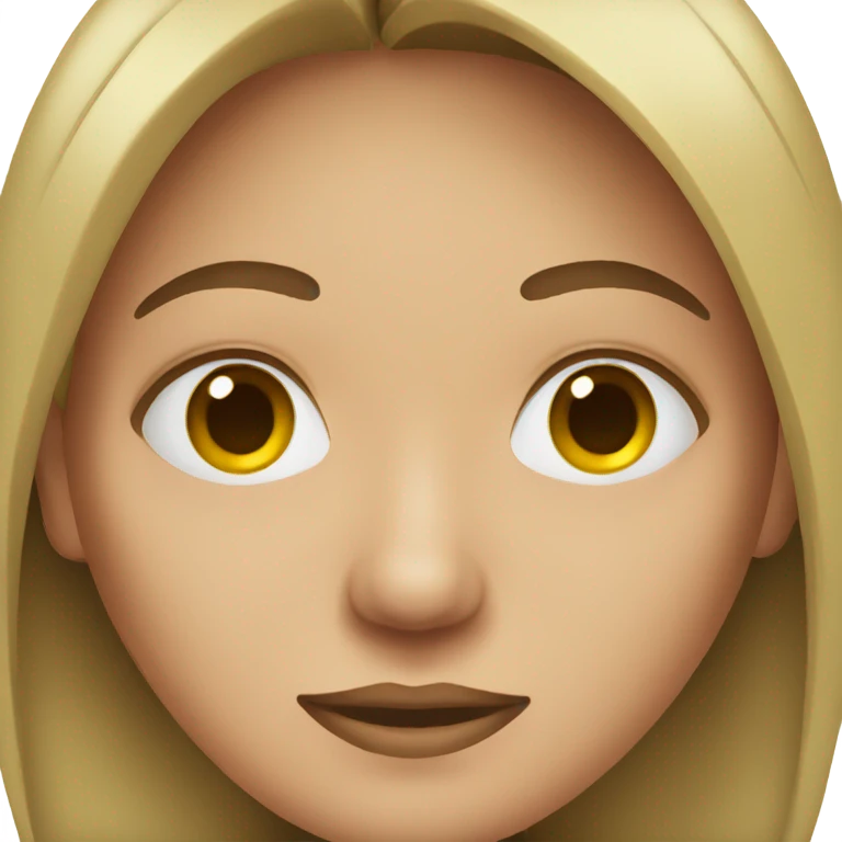 Woman wearing eyebad emoji