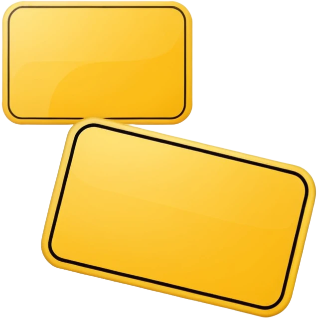 yellow ticket card  emoji