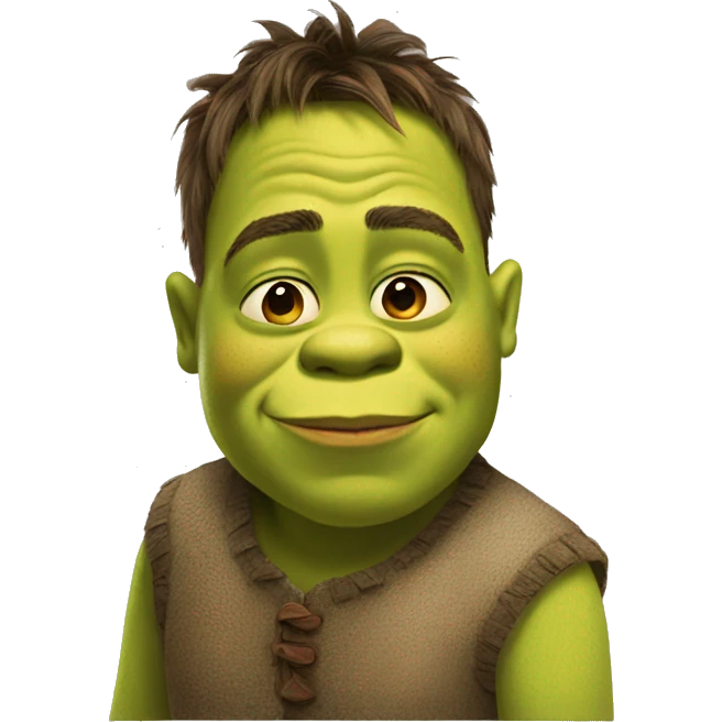 shrek kissing a boy emoji