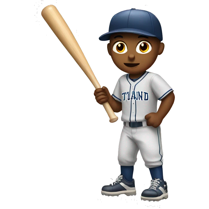 kid with baseball bat emoji