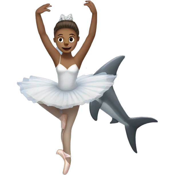 Shark ballerina  emoji