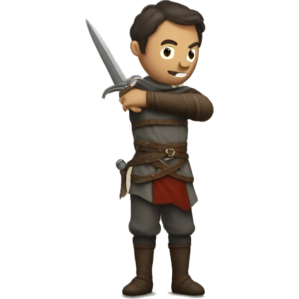 dagger guy medieval emoji