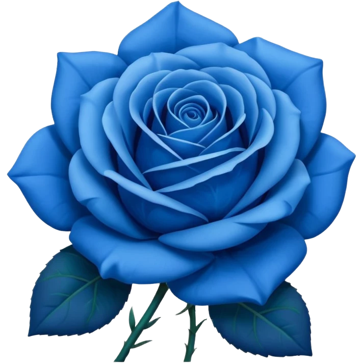 blue rose emoji