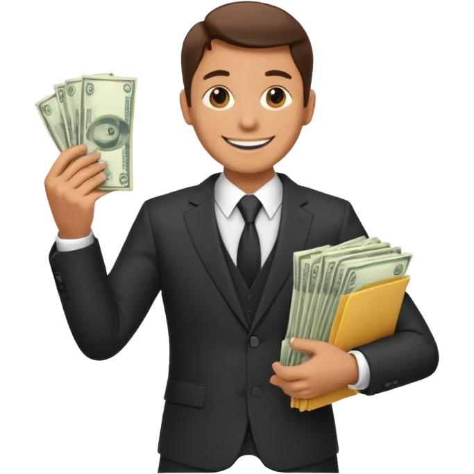 One of people’s goals is to have money emoji