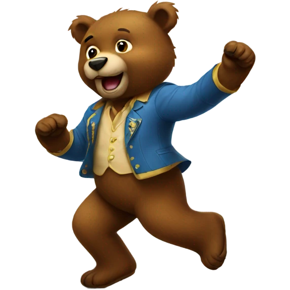  Dancing bear emoji
