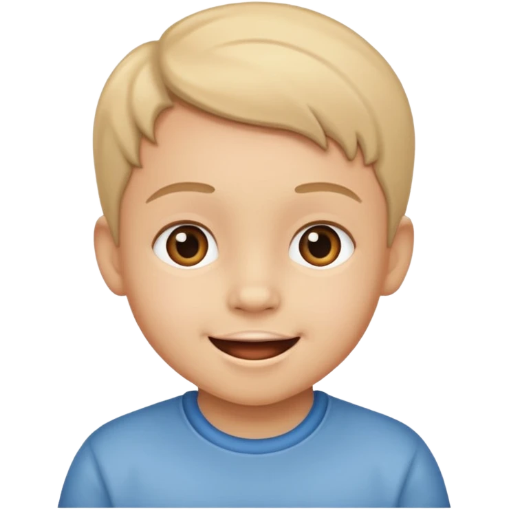 black image of a child emoji
