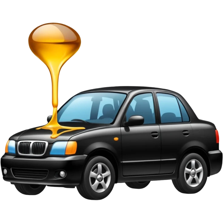 car oil leakage  emoji