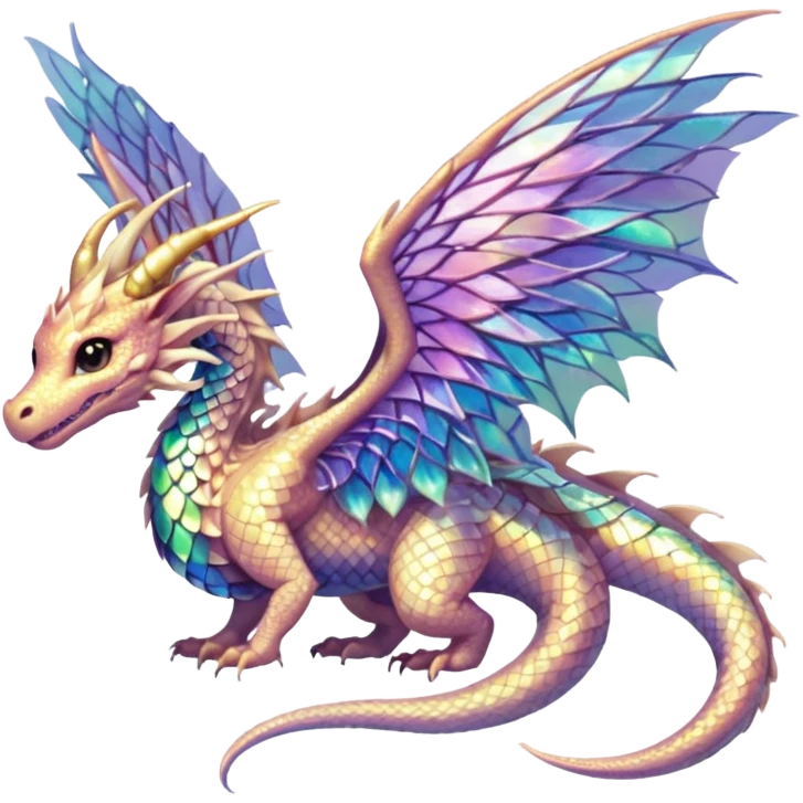 Anime Fae Dragon She her emoji