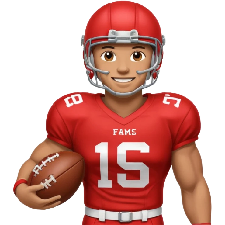 A LGBTQ American football player more LGBTQ  emoji