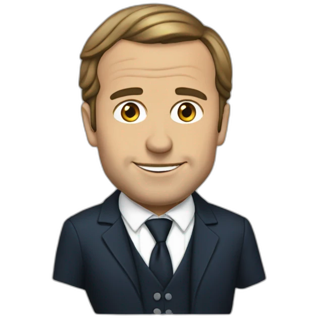 Macron prout emoji