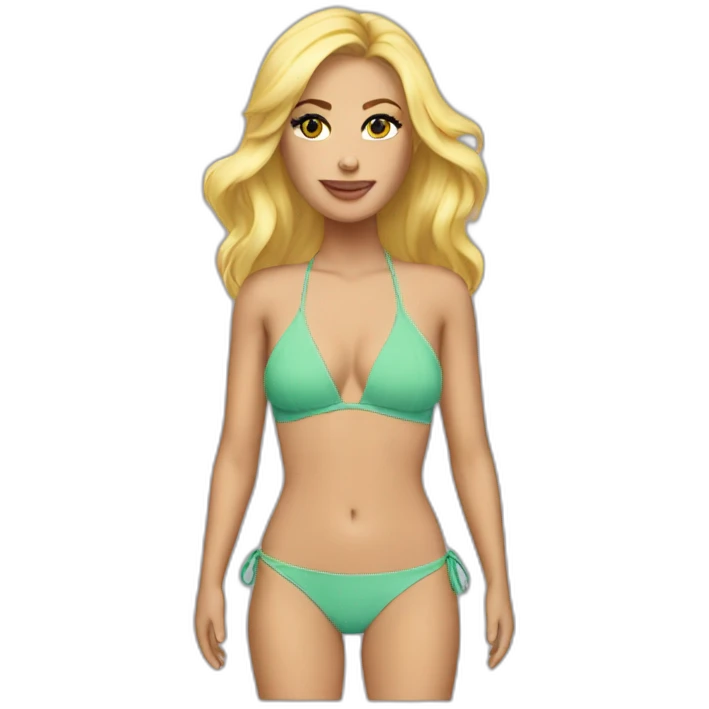 Hot trump blonde swim suit emoji