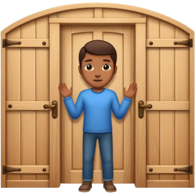Door with person emoji