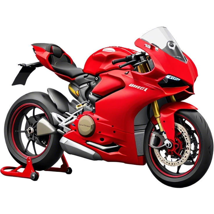 Ducati Panigale (Sportbike) - Ducati Panigale V4 (Model Year: 2022) (Iconic colour: Red) emoji