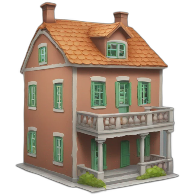 Maison qui brule emoji