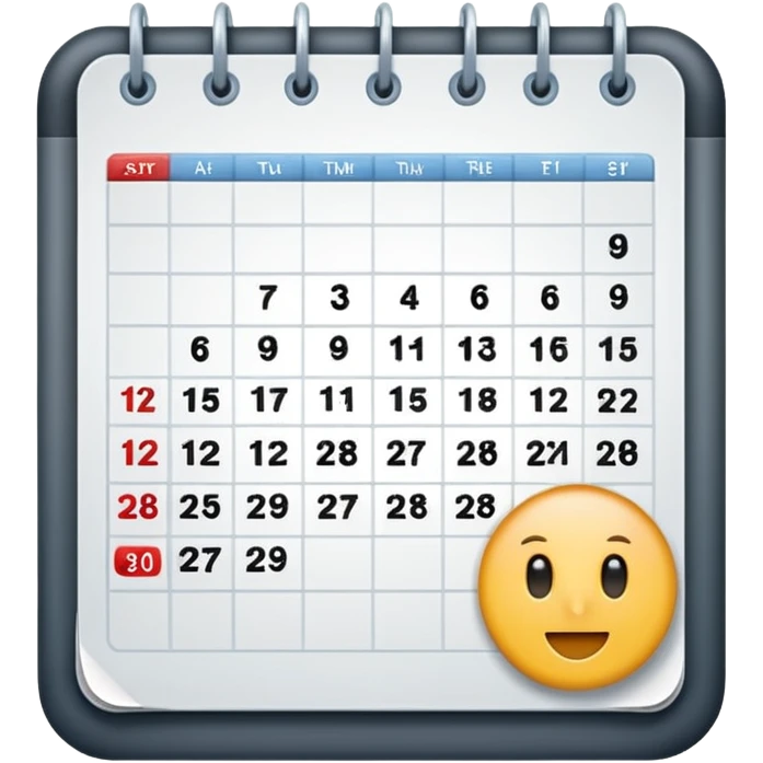 calendar emoji