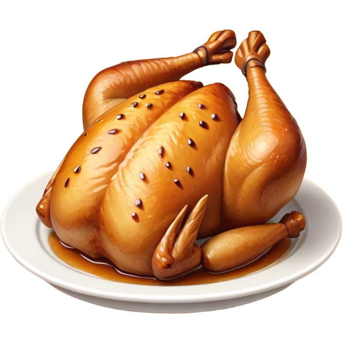 Rotisserie chicken emoji