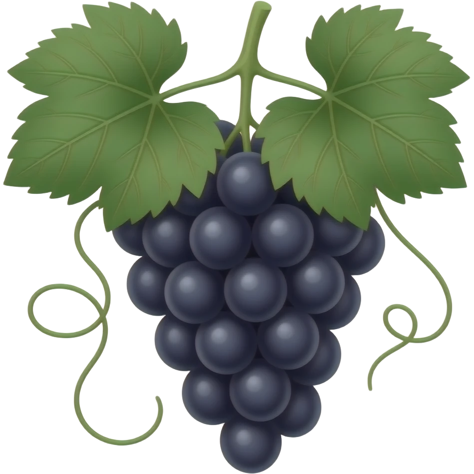 black grape emoji