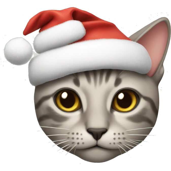 Christmas cat emoji