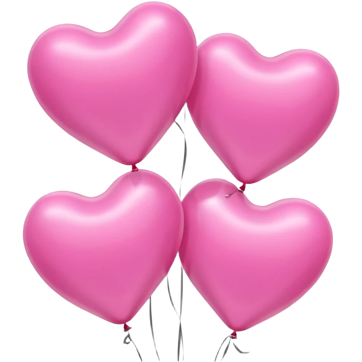 heart pink balloons emoji