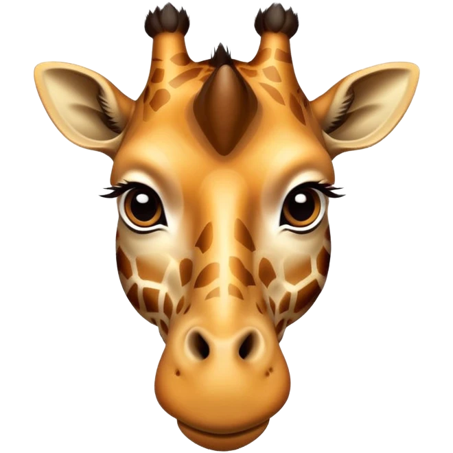 giraffe head  emoji