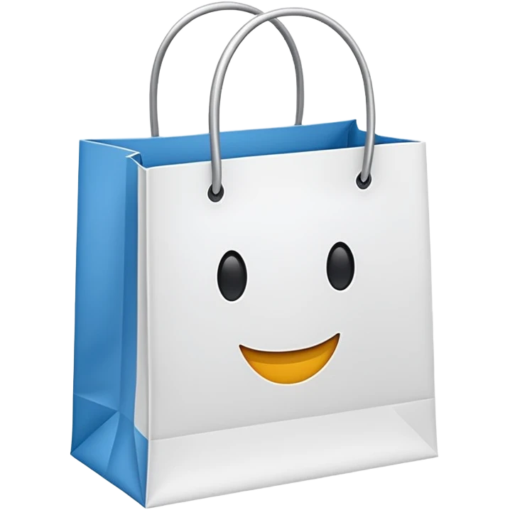 Bolsa de compras asthetic emoji