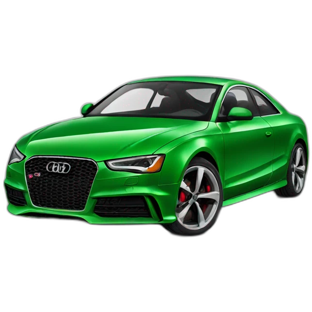 green RS audi emoji