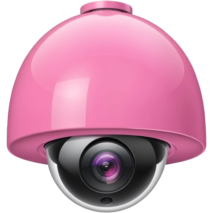 Security Camera pink  emoji