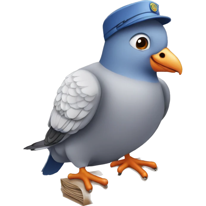 letter carrier pigeon emoji