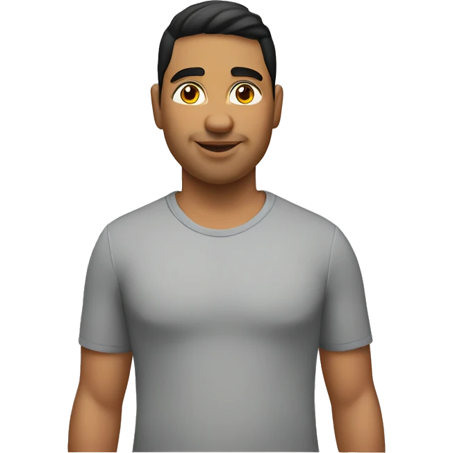 Gay chub Latino guy emoji