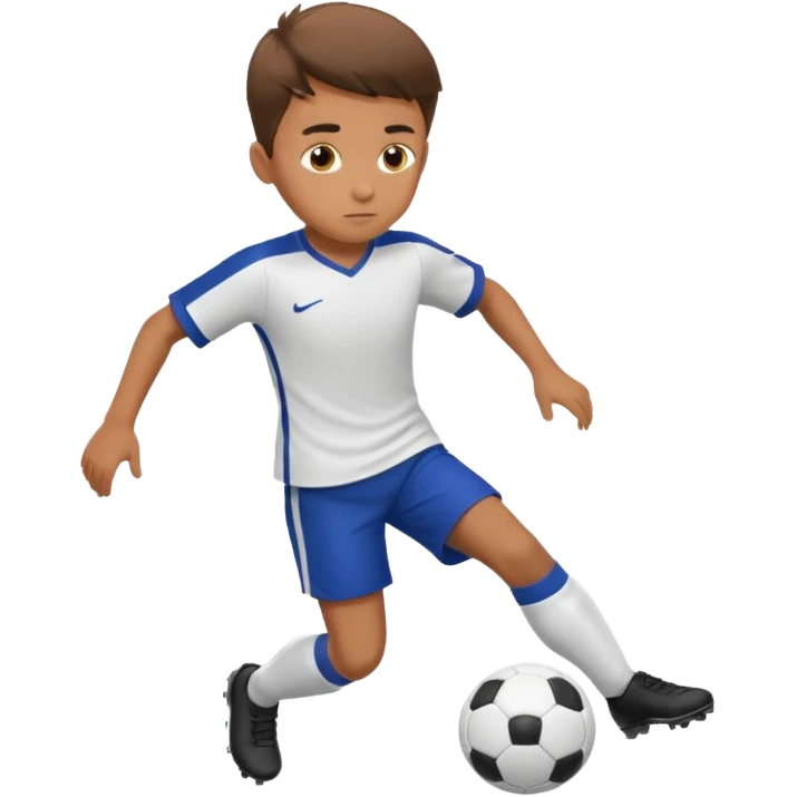 в кругу мальчик качает играет в футбол emoji