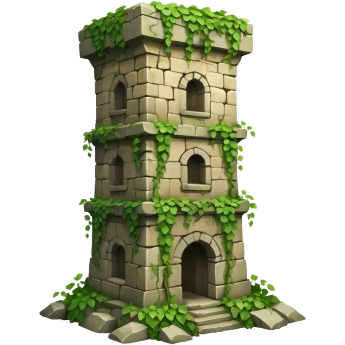Ruined tower emoji
