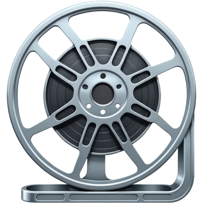 Film reel movie, cold emoji